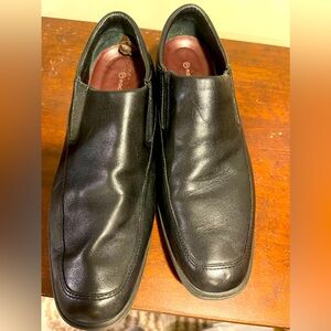 Men’s rockport black leather Aderner shoes size 11 1/2